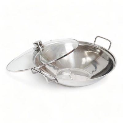 Wok-Pfanne mit Deckel